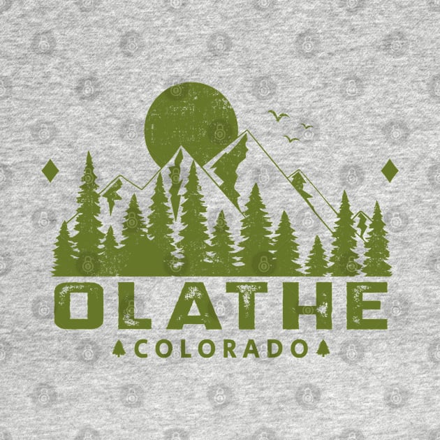 Olathe Colorado Mountain Souvenir by HomeSpirit